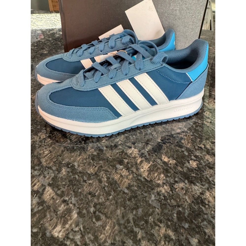 Adidas Run 70s 2.0 J Blue White Cloudfoam Sneakers Shoes‎ JS2303 US 5.5Y